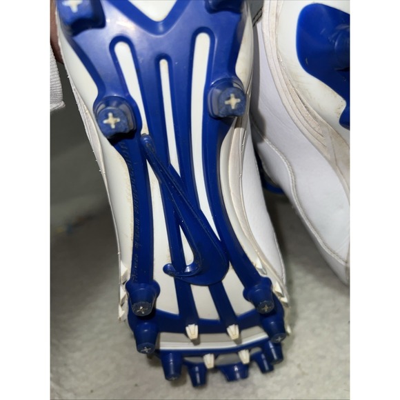 Nike Air Jordan‎ 10 TD Football Cleats Blue White Men\'s Size 9.5 US CQ2073-104 main image 5